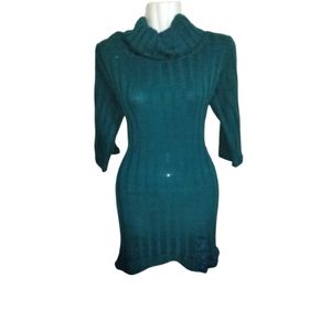 Teal tunic sweater